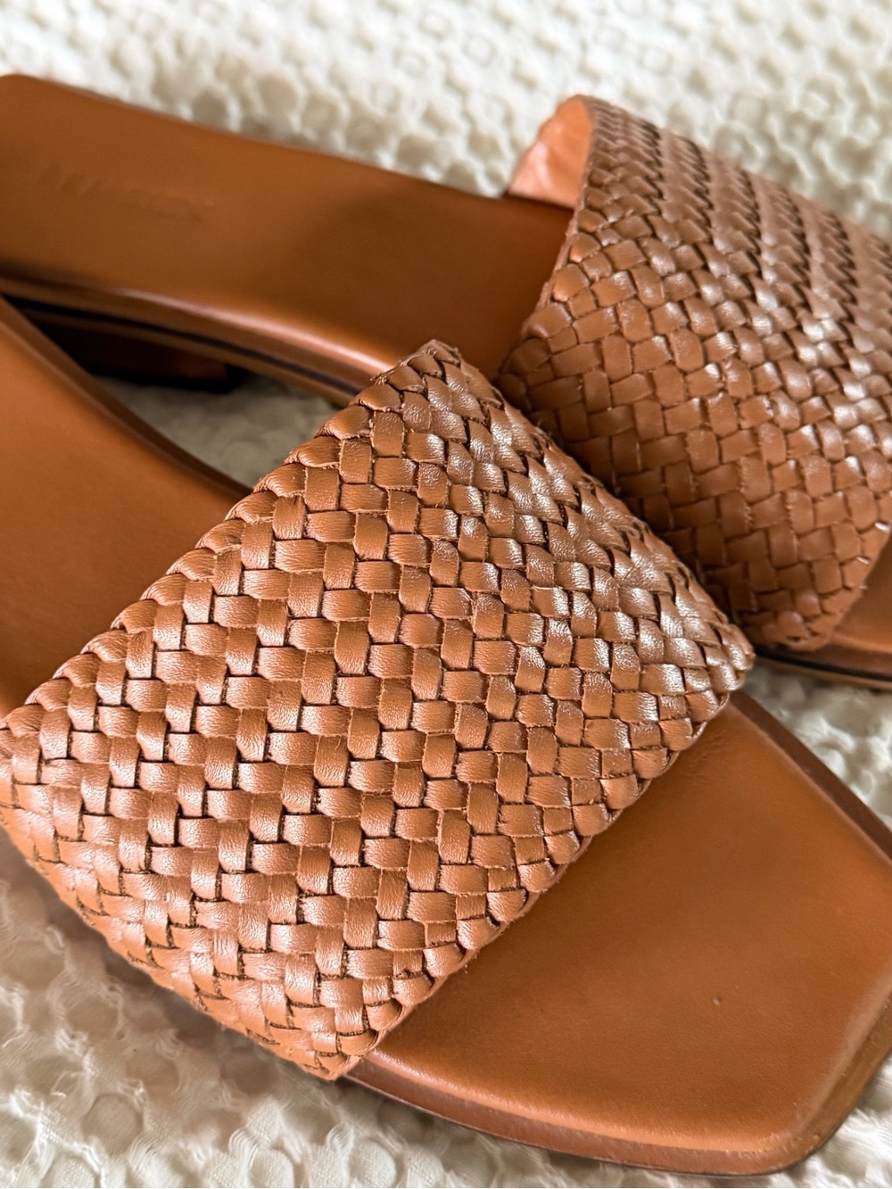 Bembien Mesa Woven Leather Slides Sienna EU 37 - Picture 9 of 13